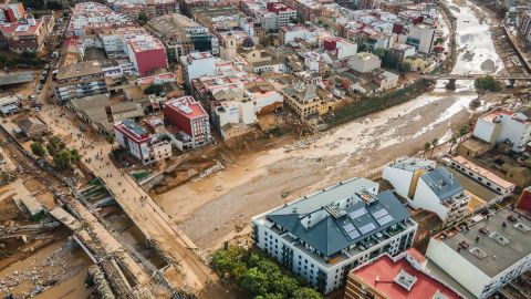 El cambio climático causa desastres naturales como el ocurrido en Valencia, España, a fines de octubre de 2024.