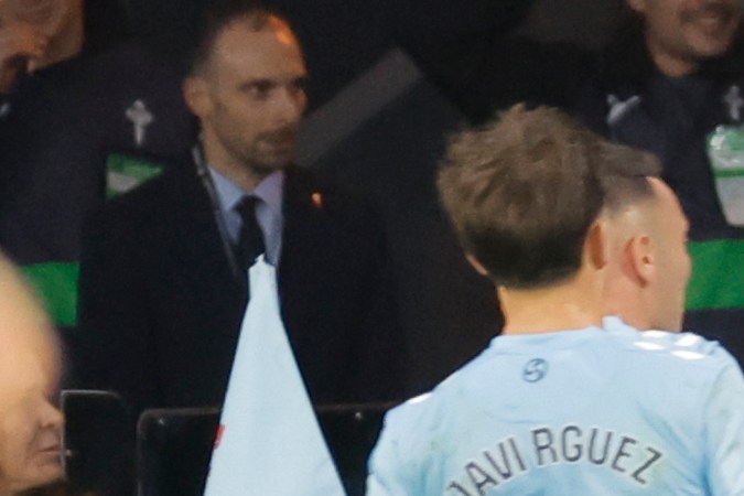 Los jugadores del Celta de Vigo celebrando una de sus anotaciones ante el FC Barcelona.