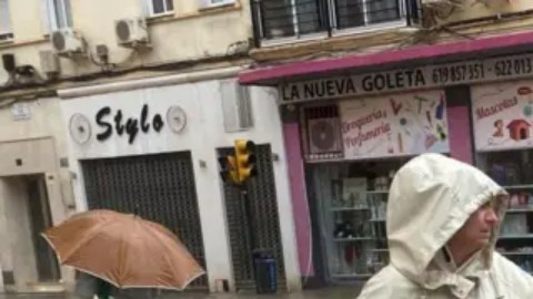 Málaga ha visto las primeras inundaciones por las tormentas.