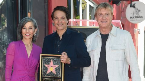 Ralph Macchio, Tamlyn Tomita y William Zabka