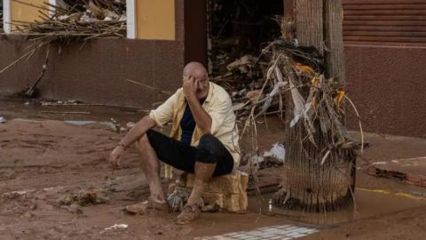 Gran parte de la provincia española de Valencia ha quedado devastada.