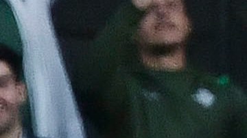 Los jugadores del Betis celebrando el empate ante el FC Barcelona este sábado en el Benito Villamarín de Sevilla.