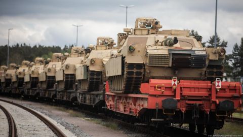 Taiwán recibe primer lote de tanques estadounidenses Abrams