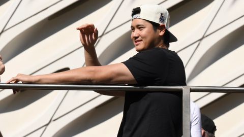 El japonés Shohei Ohtani viene de su primera temporada con los Dodgers con los que se coronó campeón de la Serie Mundial.