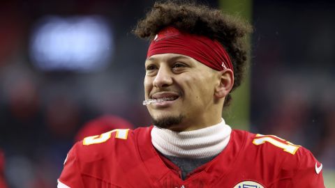 Kansas City Chiefs quarterback Patrick Mahomes (15) walks off of the field after an NFL football game against the Cleveland Browns, Sunday, Dec. 15, 2024, in Cleveland. (AP Photo/Kirk Irwin)