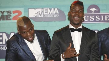 Mathias Pogba (i) posa junto a su hermano Paul, exjugador de la Juventus.