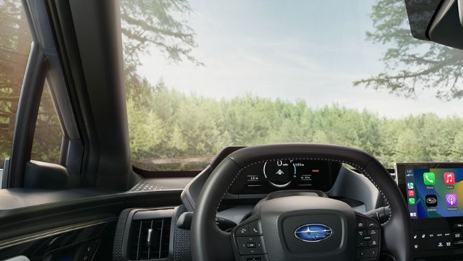 Así es el interior de la Subaru Solterra 2025
