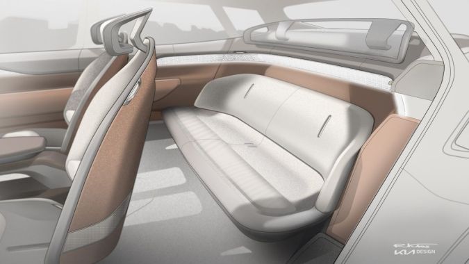 El Kia EV4 en su interior