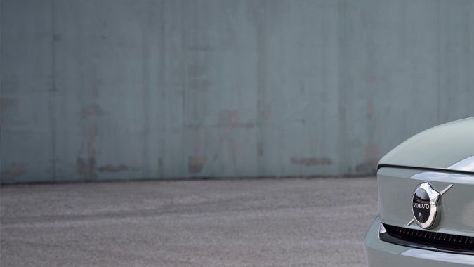 El Volvo EX40 de cerca