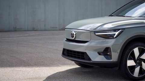 El Volvo EX40 de cerca