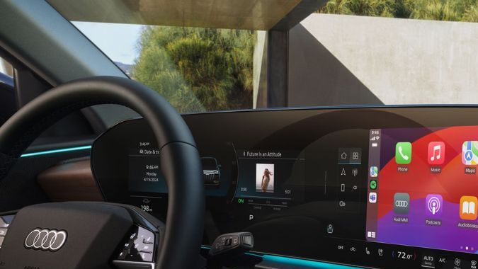 El interior del Audi Q6 e-tron 2025