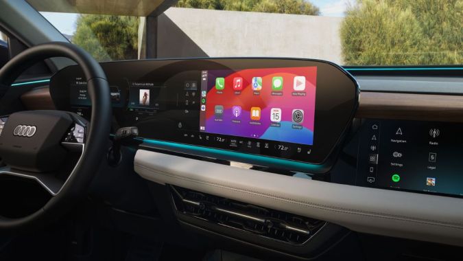 El interior del Audi Q6 e-tron 2025