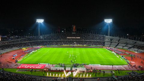 Ciudad de México, 7 de diciembre de 2023. Aspecto general durante el partido de ida de las Semifinales del torneo Apertura 2023 de la Liga BBVA MX, entre los Pumas de la UNAM y los Tigres de la UANL, celebrado en el Estadio Olímpico Universitario. Foto: Imago7/ Etzel Espinosa