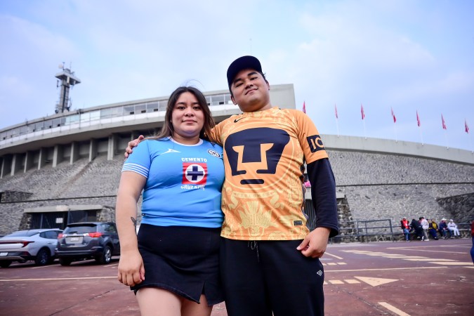 Ciudad de México. 26 de Octubre de 2024. Afición, durante el partido correspondiente a la jornada 14 del torneo Apertura 2024 de la Liga BBVA MX, entre los Pumas de la UNAM y la Maquina Celeste del Cruz Azul, disputado en el estadio Olímpico Universitario. Foto: Imago7/ Alexis Chávez