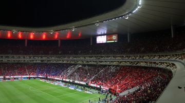 Zapopan, Jalisco, 21 de noviembre de 2024. , durante el partido correspondiente al Play In del torneo Apertura 2024 de la Liga BBVA MX, entre las Chivas Rayadas del Guadalajara y los Rojinegros del Atlas, celebrado en el estadio Akron. Foto: Imago7/ Juan Carlos Cubeyro.