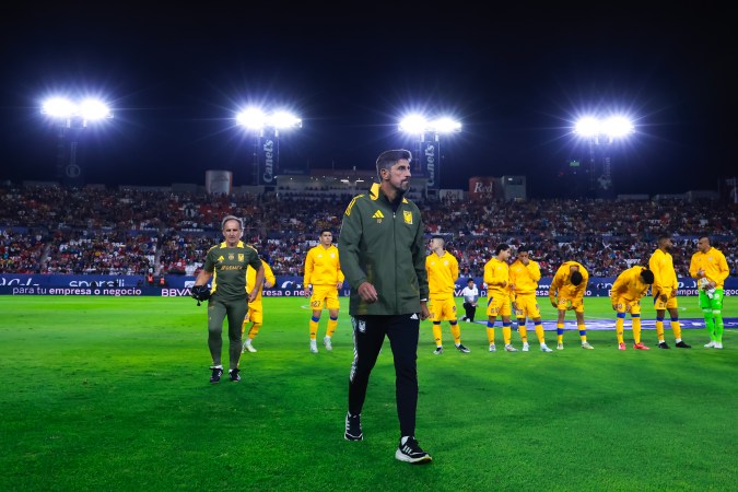 El serbio Veljko Paunovic después del partido de ida de los cuartos de final del torneo Apertura 2024 de la Liga MX entre el Atlético San Luis y los Tigres de la UANL.