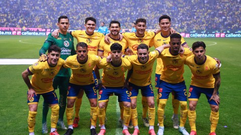 Puebla, Puebla, 12 de diciembre de 2024. Foto de equipo de America, durante el partido de ida de la Final del torneo Apertura 2024 de la Liga BBVA MX, entre las Águilas del América y los Rayados del Monterrey, celebrado en el estadio Cuauhtémoc. Foto: Imago7/ Manlio Contreras