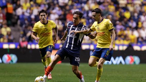 Puebla, Puebla, 12 de diciembre de 2024. , durante el partido de ida de la Final del torneo Apertura 2024 de la Liga BBVA MX, entre las Águilas del América y los Rayados del Monterrey, celebrado en el estadio Cuauhtémoc. Foto: Imago7/Mireya Novo