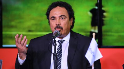 Naucalpan, Estado de México, 3 de abril de 2018. Hugo Sanchez, durante la entrega del premio Marca Leyenda Hugo Sánchez, celebrado en el Salón Deporte del Parque Industrial. Foto: Imago7/Eloísa Sánchez