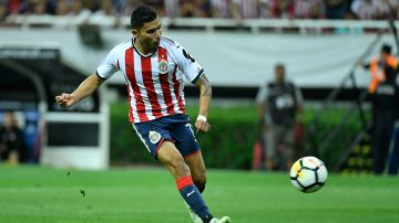 Zapopan, Jalisco, 25 de abril de 2018. , durante el partido de vuelta de la Final de la Liga de Campeones de la Concacaf 2018 entre las Chivas Rayadas del Guadalajara y Toronto FC, celebrado en el estadio Akron. Foto: Imago7/Etzel Espinosa