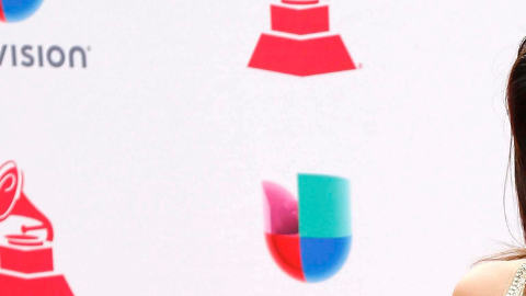 Maity Interiano en la alfombra roja de la 18a entrega del Latin Grammy a lo mejor de la música en español/Las Vegas, 16 de noviembre 2017.