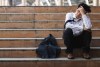 Persona desempleada en Estados Unidos