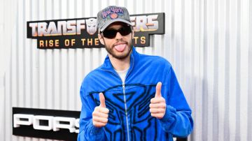 Pete Davidson attends the premiere of "Transformers: Rise of the Beasts" at the Kings Theater on Monday, June 5, 2023, in New York. (Photo by Evan Agostini/Invision/AP)