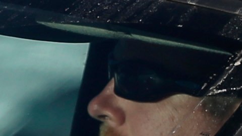 San Bernardino County Sheriff's officers leave the command post to search for former Los Angeles police officer Christopher Dorner in Big Bear Lake, Calif, Sunday, Feb. 10, 2013. The hunt for the former Los Angeles police officer suspected in three killings entered a fourth day in snow-covered mountains on Sunday, a day after the police chief ordered a review of the disciplinary case that led to the fugitive's firing and new details emerged of the evidence he left behind. (AP Photo/Jae C. Hong)