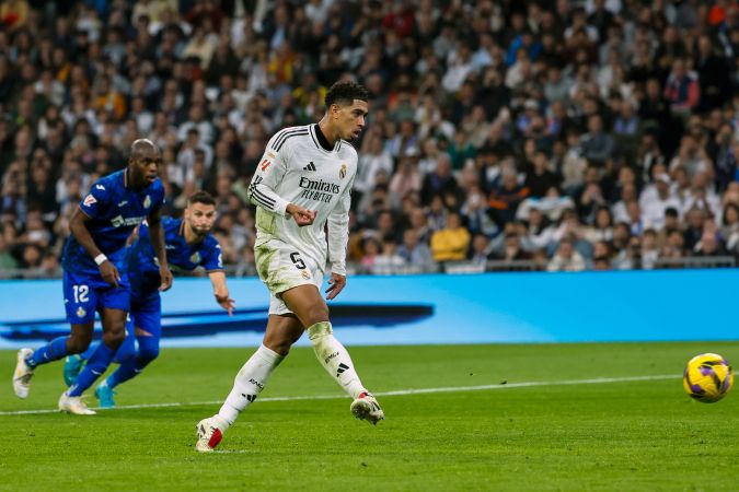 El inglés Jude Bellingham anotó su tercer gol de la temporada con el Real Madrid en el campeonato español.
