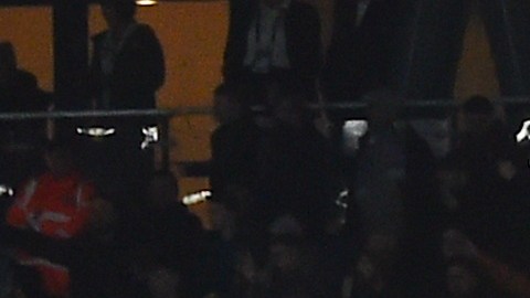 Una parte de la afición del Manchester City en el Etihad Stadium el pasado domingo durante el derbi ante el Manchester United.