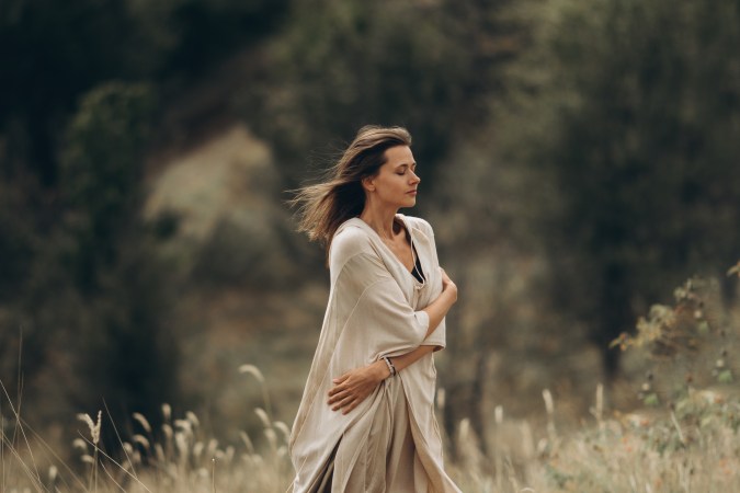 La reflexión es una forma espiritual de recibir el invierno.