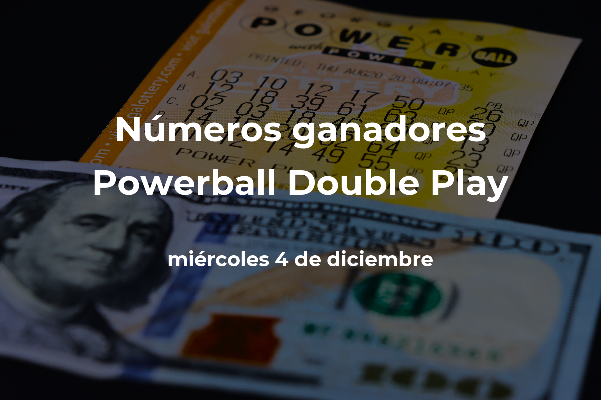 Powerball Double Play números ganadores en vivo del sorteo hoy