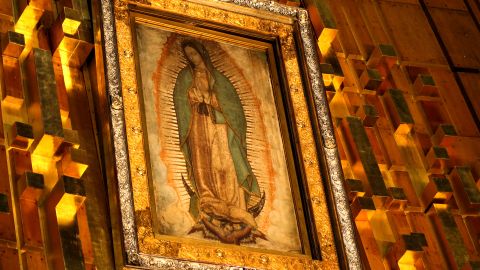 El 12 de diciembre es el día de la Virgen de Guadalupe.