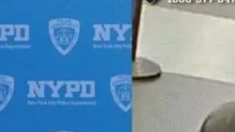 El hombre buscado por la policía de Nueva York en relación con la muerte de Thompson fue grabado por cámaras de seguridad.