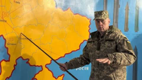 Oleksandr Sushchenko es curador del museo donde se almacenaban las armas nucleares en Ucrania central.