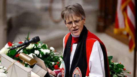 Mariann Edgar Budde es la obispa de la Diócesis Episcopal de Washington.