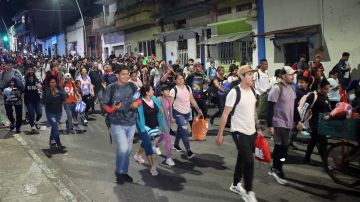 La primera caravana migrante del año parte de la frontera sur de México rumbo a Estados Unidos