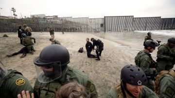 Durante su primer periodo de gobierno, Trump utilizó a la Guardia Nacional en la frontera.