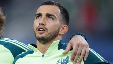 Luis Chávez con la selección de México en la Copa América.