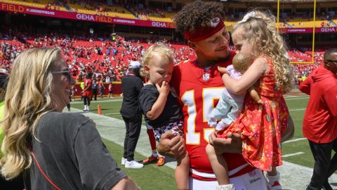 Patrick Mahomes y Brittany tenían dos hijos: Sterling y Bronze, de 3 y 2 años.