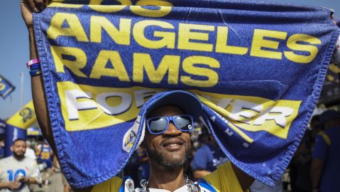 Fan de Los Angeles Rams.