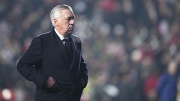 Carlo Ancelotti, DT del Real Madrid.