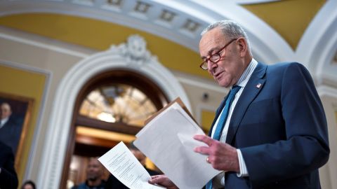 El senador Schumer liderará a la minoría demócrata en el Senado.