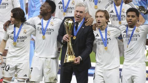 Ancelotti y el Real madrid ganaron recientemente la Copa Intercontinental.