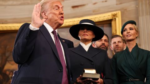 Trump rindió juramento como Presidente 47.