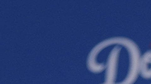 Japanese right-hander pitcher Roki Sasaki, 23, poses as he is introduced by the Los Angeles Dodgers at a news conference at Dodger Stadium Wednesday, Jan. 22, 2025 in Los Angeles. (AP Photo/Damian Dovarganes)