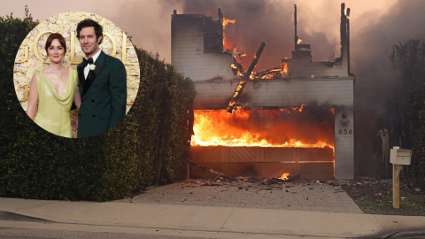 La casa de Adam Brody y Leighton Meester se vio afectada por el rápido incendio forestal en Pacific Palisades, que obligó a miles de personas a evacuar.