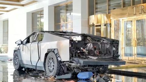 Cybertruck explotó en Las Vegas