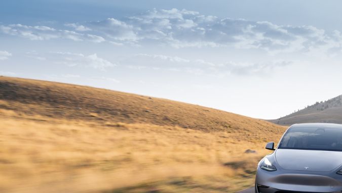 El Tesla Model Y en la pista