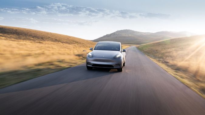 El Tesla Model Y en la pista